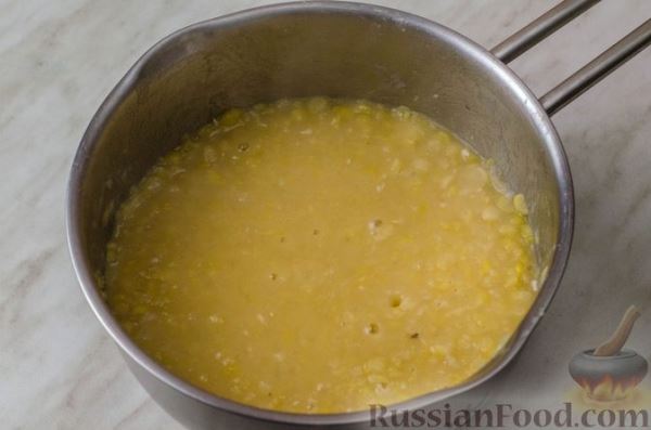 Гороховый суп с курицей и копченой грудинкой (без картофеля)